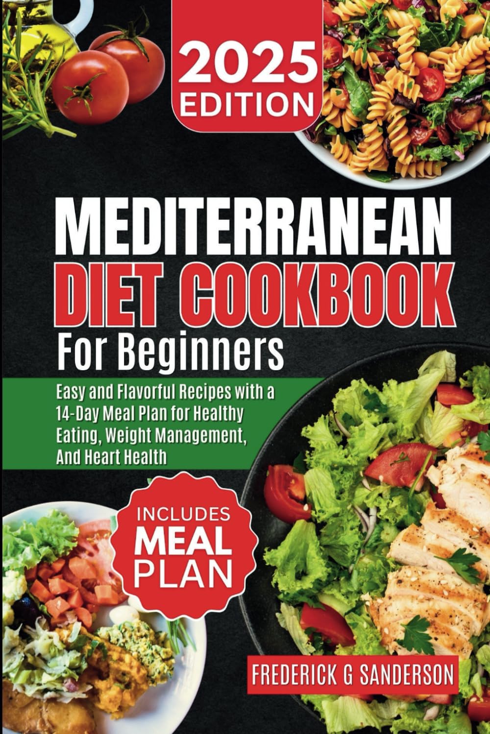 Mediterranean Diet Cookbook for Beginners: microwave Air fryer, Low carb, cholesterol free diet, quick and easy, budget-friendly cooking, Plant-Based