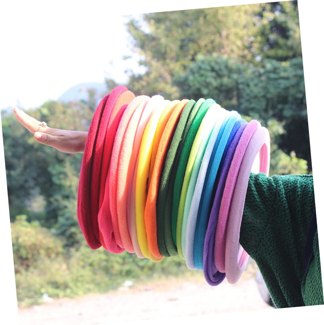 10-Piece Colorful O-Shaped Toilet Seat Covers Non-Slip Design for Bathroom Use Universal Fit Toilet Seat Pads Random Color