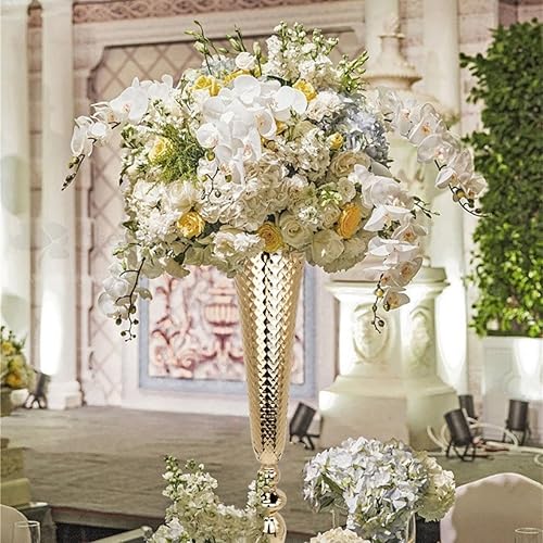 Miniatura 3 de 2 jarrones de entrada de hierro exquisitos, decoración de lugar de boda, aniversario, ceremonia, fiesta, cumpleaños, evento, pasillo, escritorio,