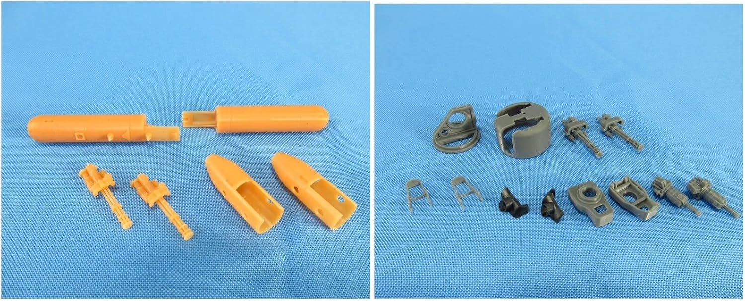 Bundle Metallic Details 1/32 MDR3212+MDR3218 M18 Gun, M134 Minigun, Emerson Electric M28 Turret