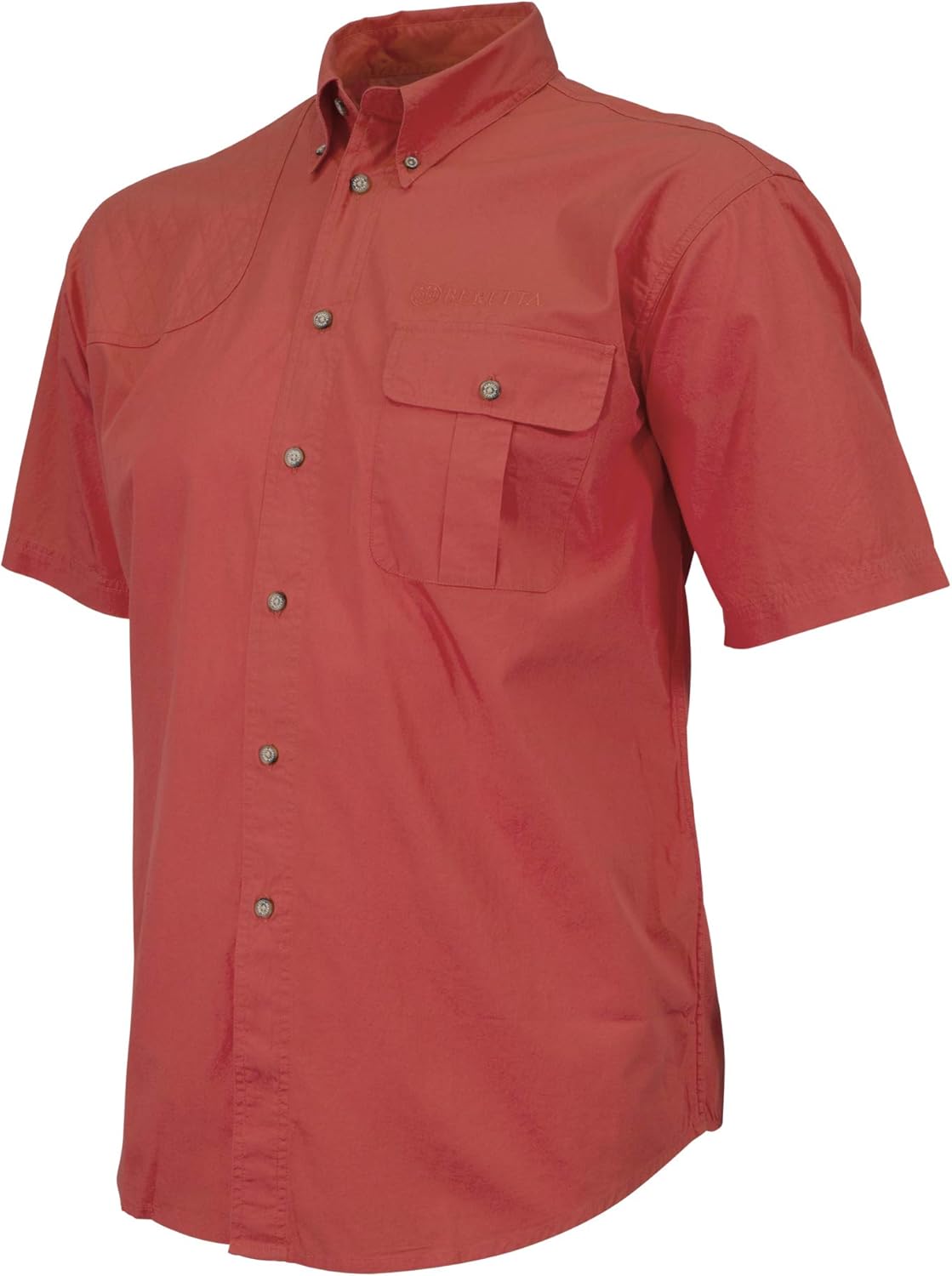 Beretta Men's Hunting Lightweight Cotton Tm Short Sleeve Shooting Shirt