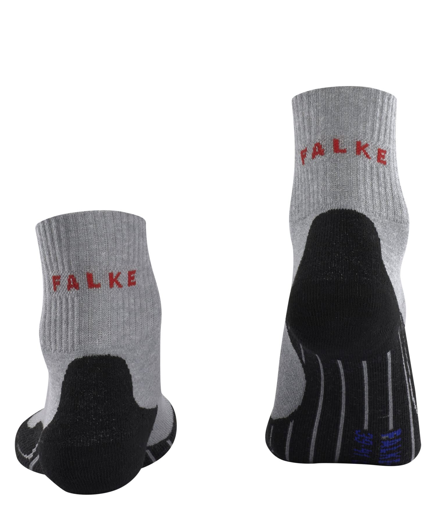 FALKE hombre TK2 Cool Short calcetines para senderismo amortiguación media antiampollas efecto refrescante vegano de corte bajo secado rápido transpirable lyocell hilo funcional 1 par