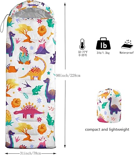 Miniatura 237 de CVHOUSE Camping Sleeping Bags,3 Season Warm & Cool Weather,Lightweight,Waterproof Sleeping Bags for Adults & Kids,Traveling,and Outdoors,Camping