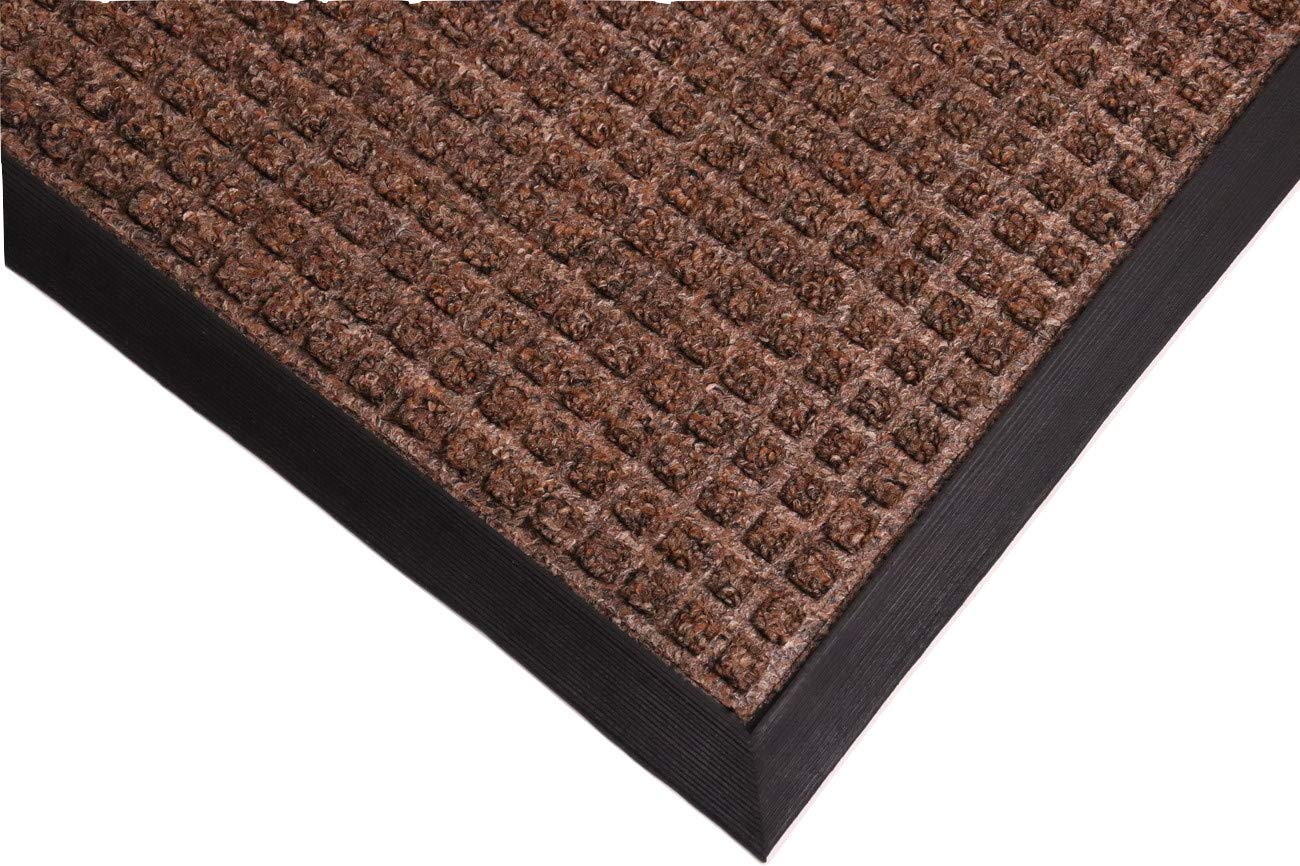Rhino Mats TNC-3660BR Town ‘N’ Country Entrance Mat 3' x 5', Brown, Rubber, 1/2" Thickness