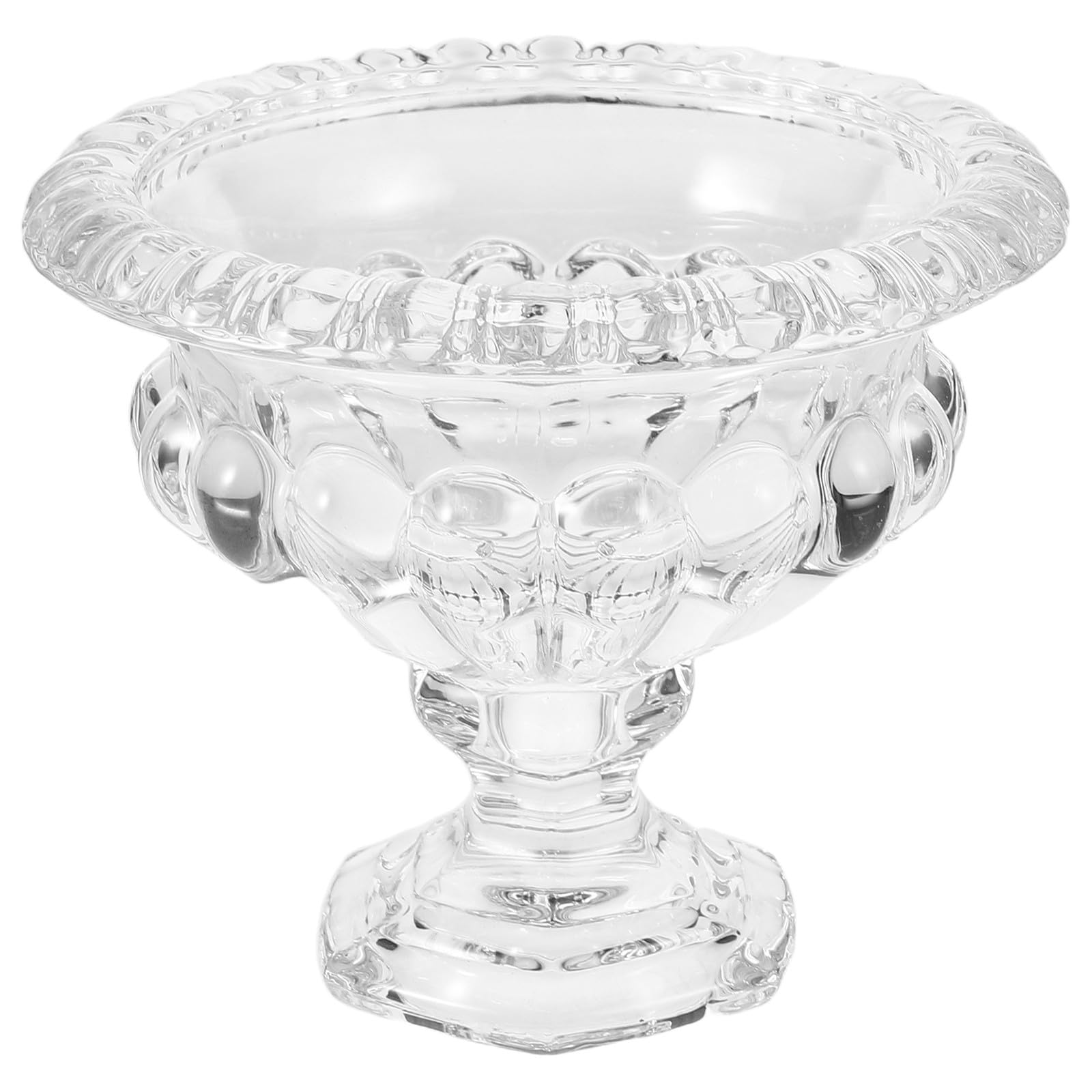 TOYANDONA Coppe Gelato Vetro in Stile Europeo, Coppette da Dessert in Vetro | Parfait Cups, Glass Prep Bowl, Pedestal Bowl, Ice Cream Glass Cup, Vacanze Estive