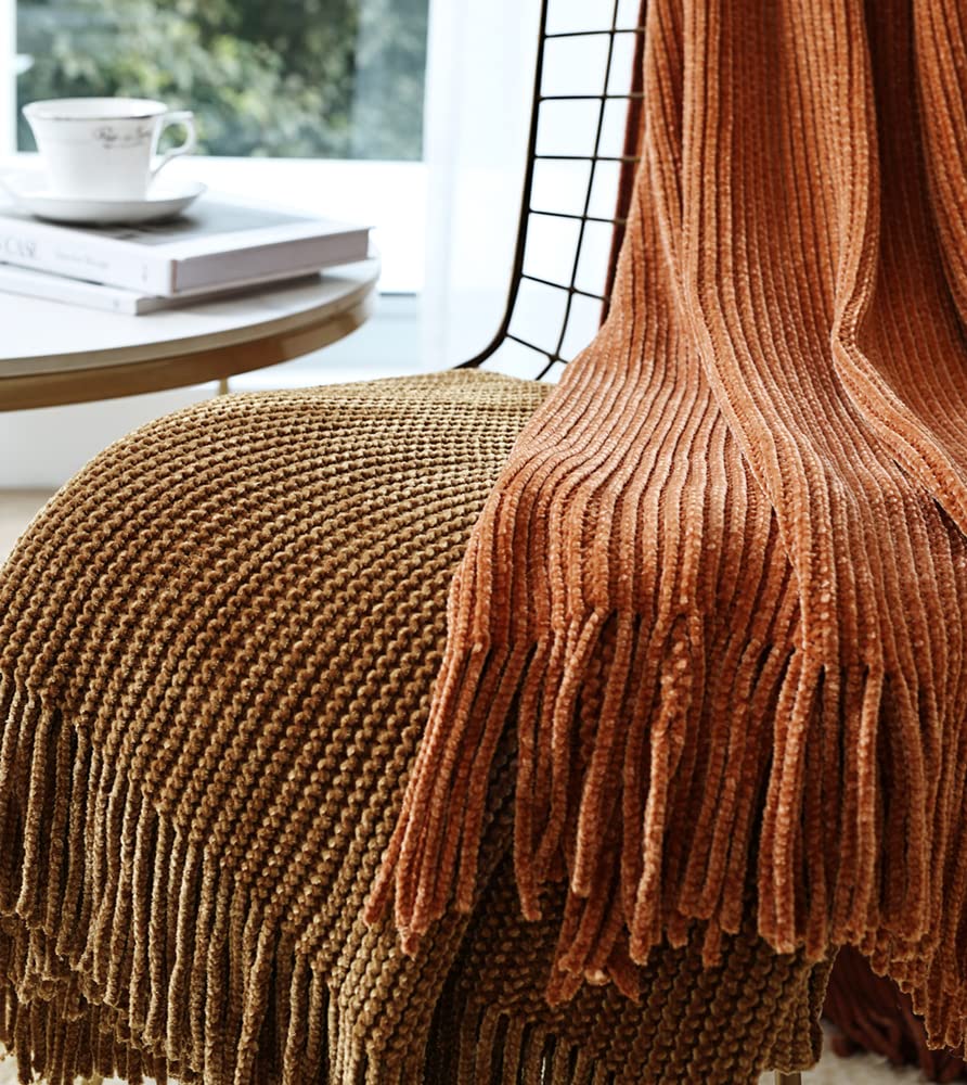 Coperta in stile bohémien, reversibile, in cotone, colorata, vintage, morbida, per divano, letto, 150 cm x 200 cm, perfetta per casa all'aperto e spiaggia