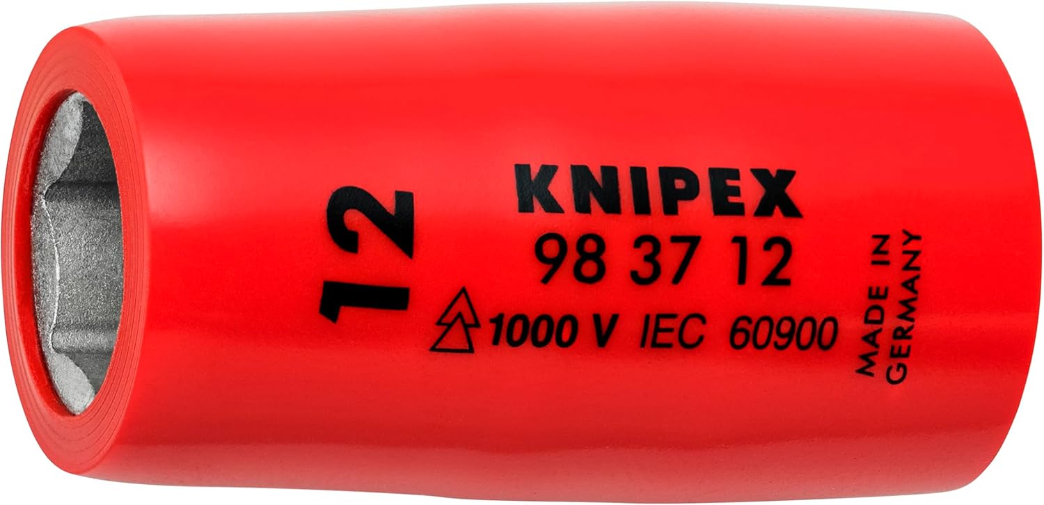 KNIPEX 98 99 11 S4 10 Piece 1,000V Insulated Socket Set 3/8 Metric Drive