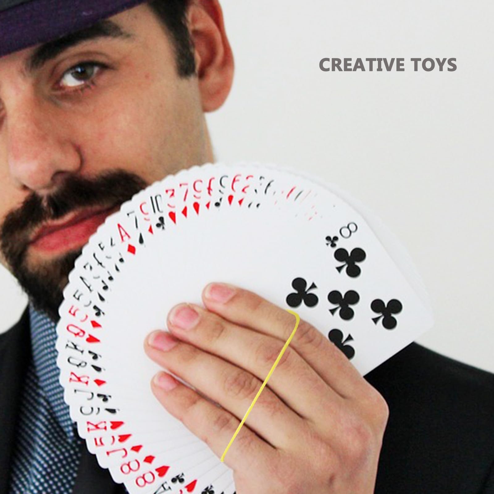 Gatuida 50 élastiques en Forme d'étoile pour Magicien - Accessoires créatifs pour Tours de Magie et Spectacles d'halloween