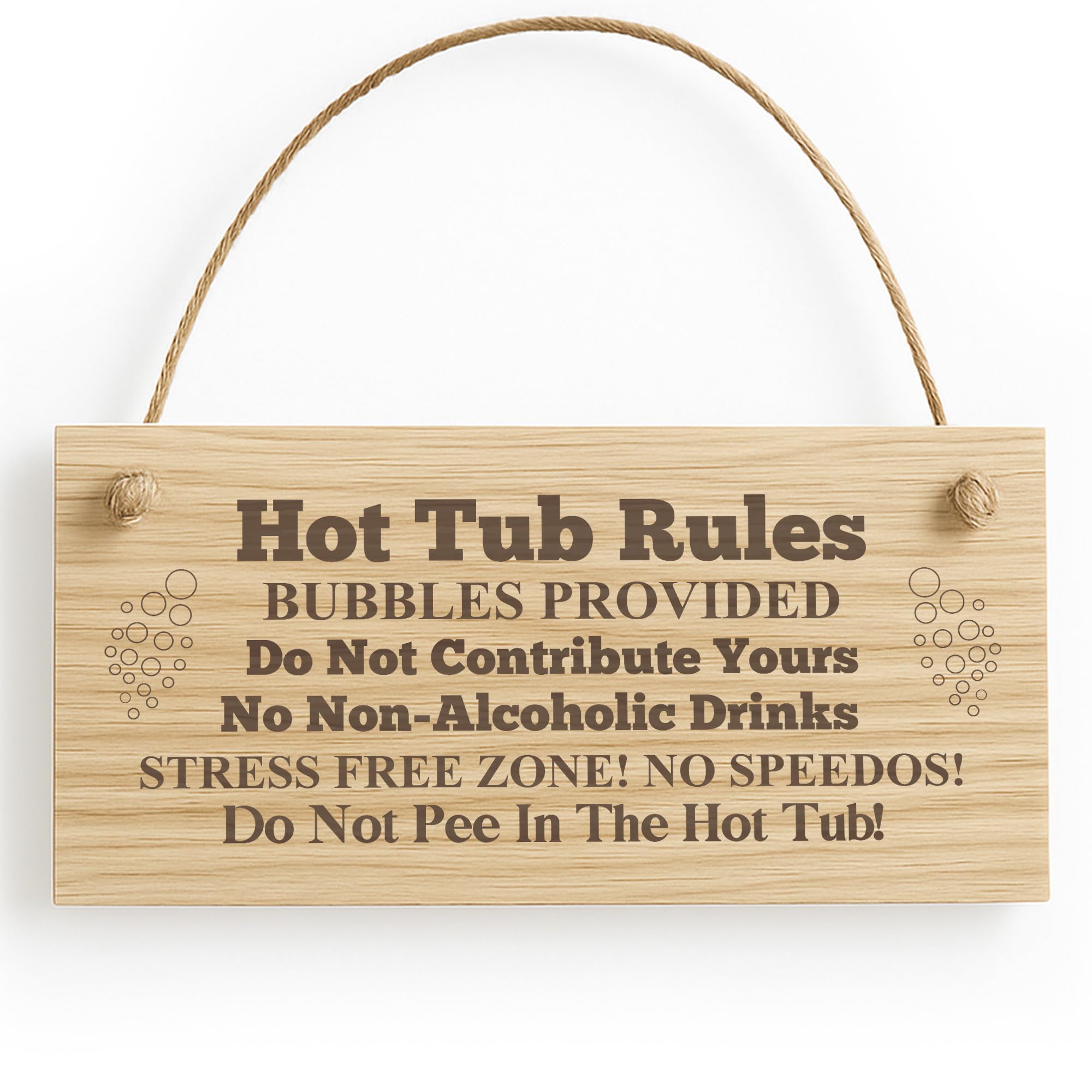 Red Ocean Hot Tub Rules Sign Engraved Sign Garden Sign Gift For Him Her Shed Sign