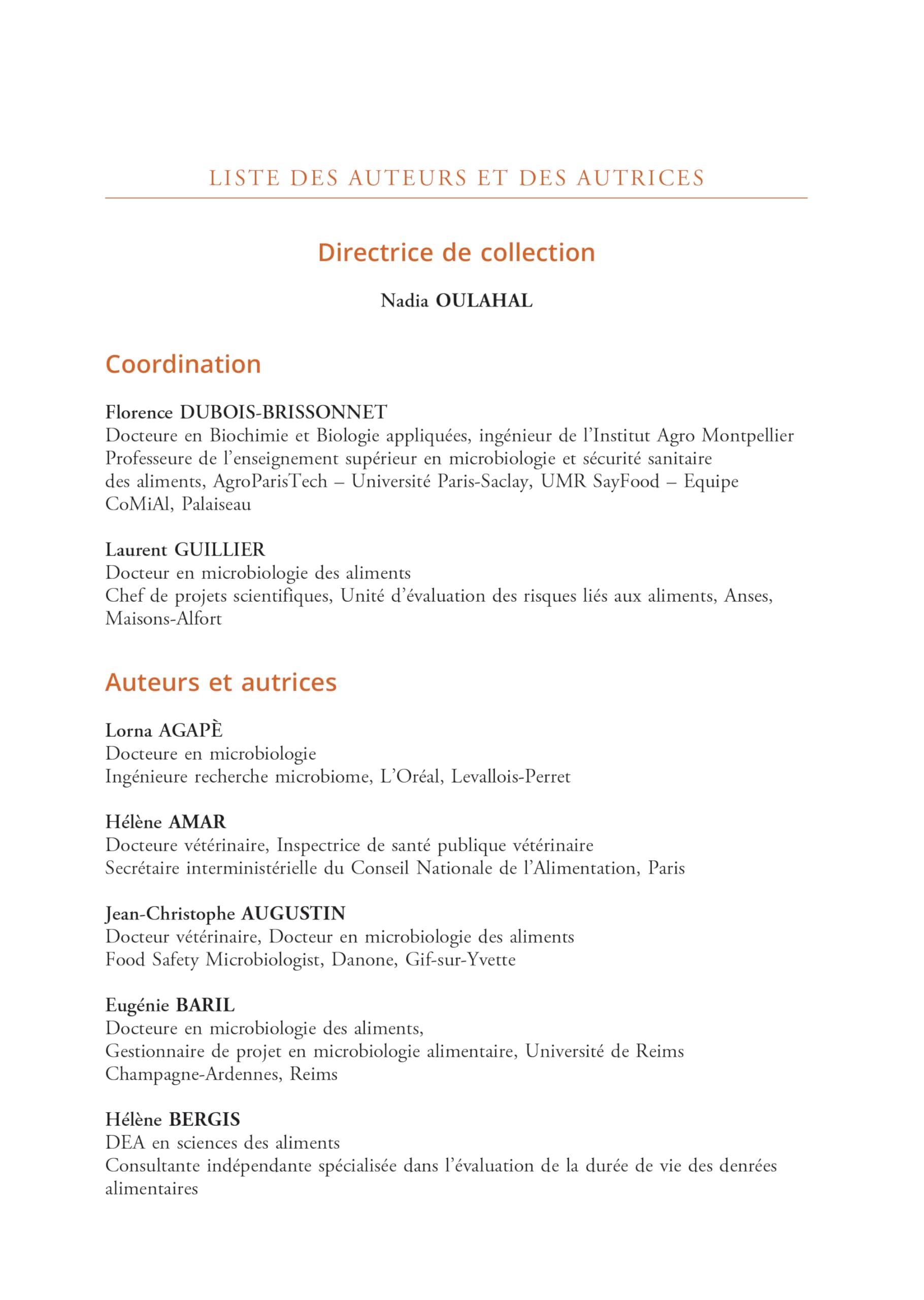 Risques microbiologiques alimentaires (2e édition)