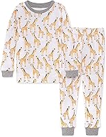 Vista 56 de Burt's Bees Baby Conjunto de Pijama de 2 Piezas para Niños con Camiseta de Manga Larga y Pantalones de Algodón Orgánico
