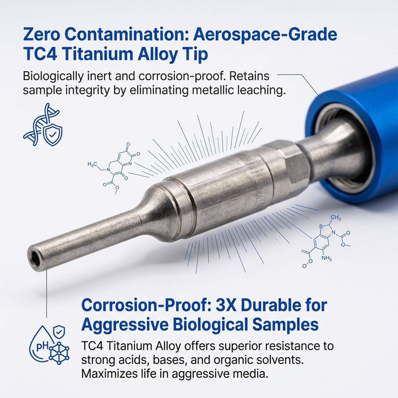 Ultraschall Homogenisierungssystem 800W 20kHz Laborprozessor mit Titanlegierung TC4 Sonde 1-500ml Forschungsgerät für Molekulare Dispersion und Zellunterbrechung