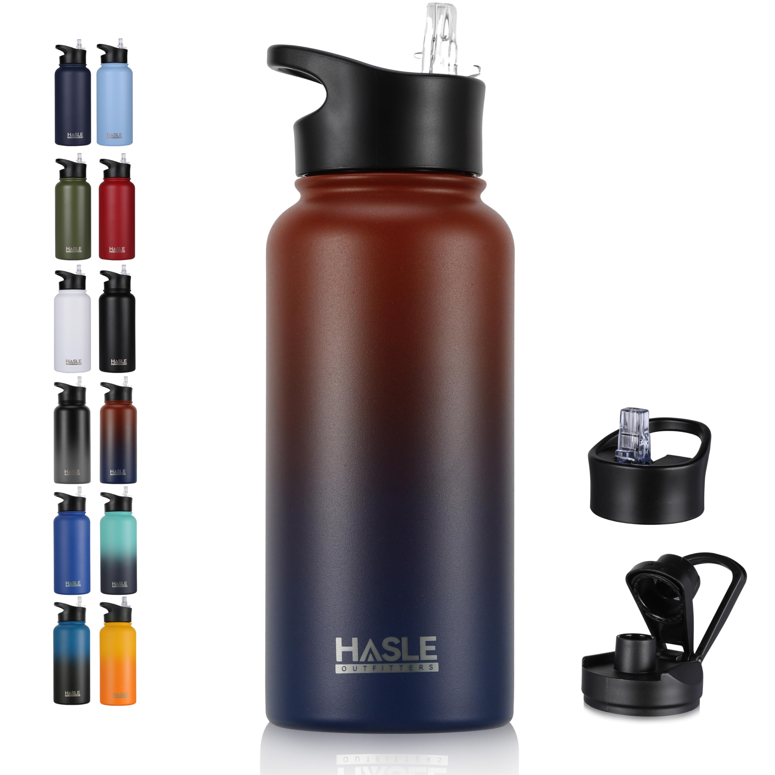 Amazon.com: HASLE OUTFITTERS 32oz Stainless Steel Water Bottle