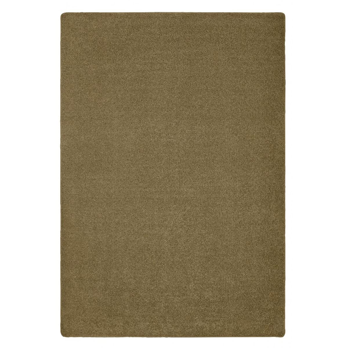 Carpets for Kids 5100.7010 KIDply Soft Solids Collection Carpet in Brown Sugar 6ft x 9ft Rectangle Brown