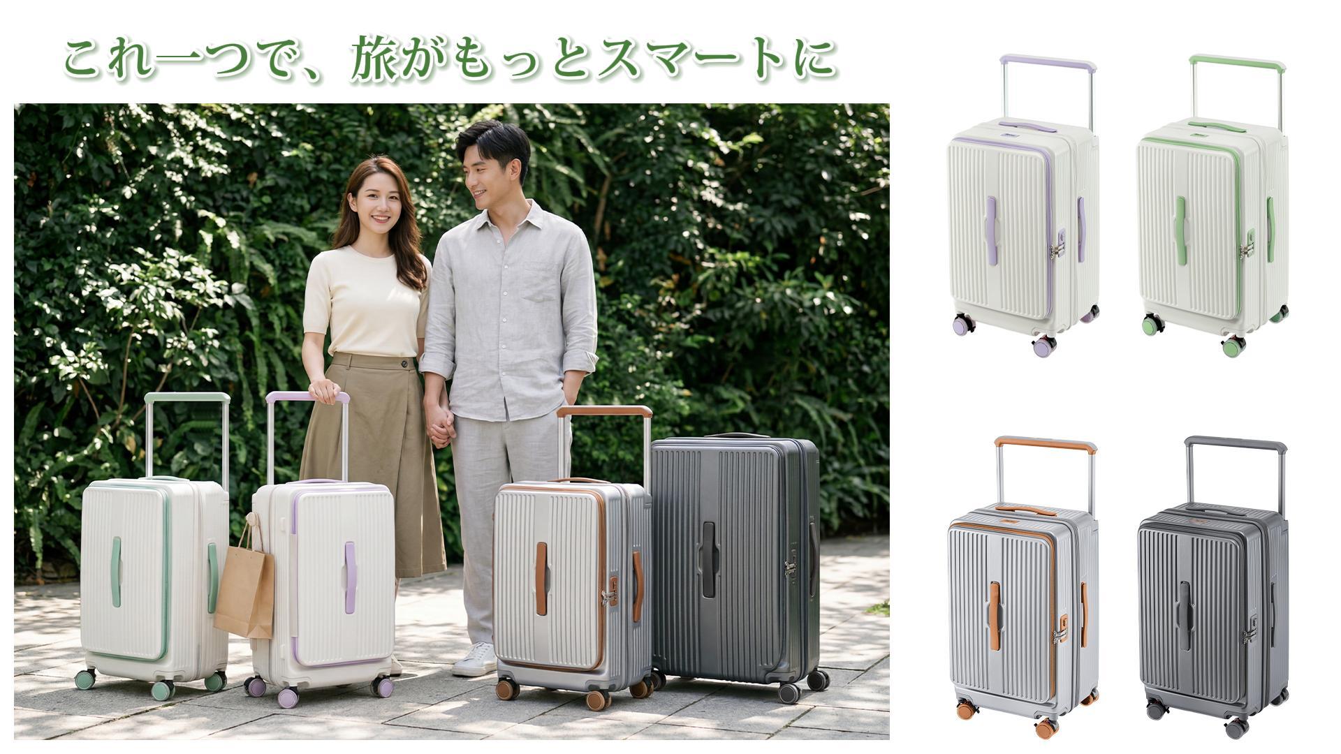 Amazon | スカイフライ スーツケース 大型 キャリーケース 大容量 軽量
