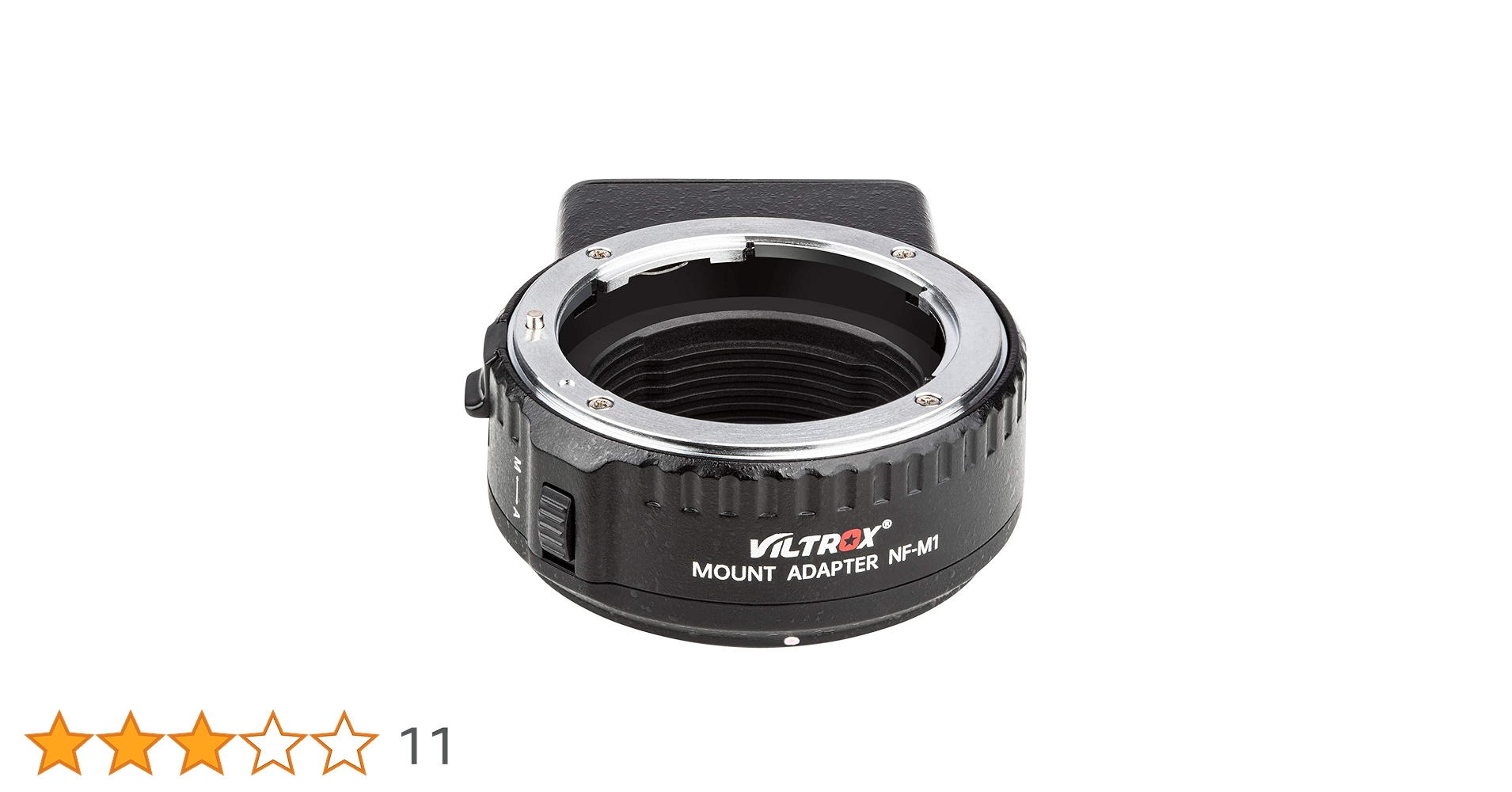 VILTROX マウントアダプターNF-M1 Amazon | EF-FX2 オートフォーカス0.71x 減速スピードブースター