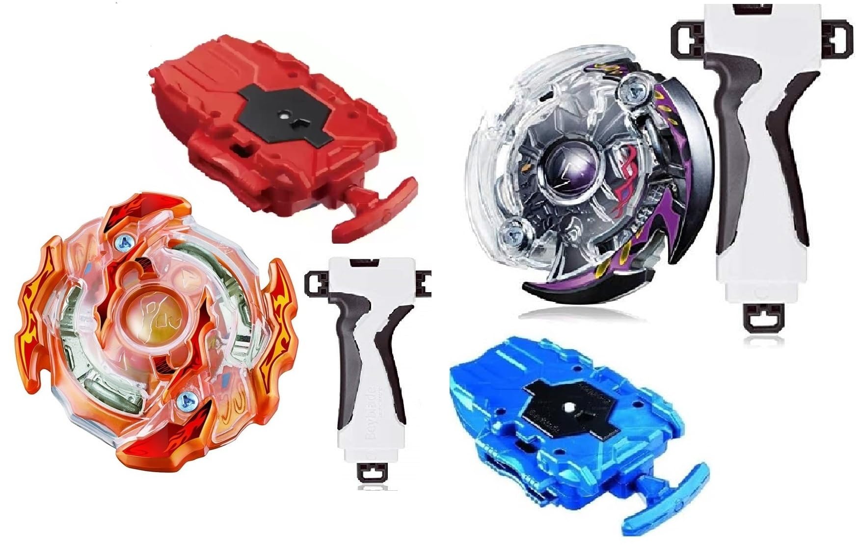 Bestie toys Battle Top Metal Fusion Clash of Speed Top with 2 Blades and 2 String Launchers with Handle (Rising Ragnaaruk + Dark Deathscyther) (B0CWDK3S7W) Amazon Price History, Amazon Price Tracker