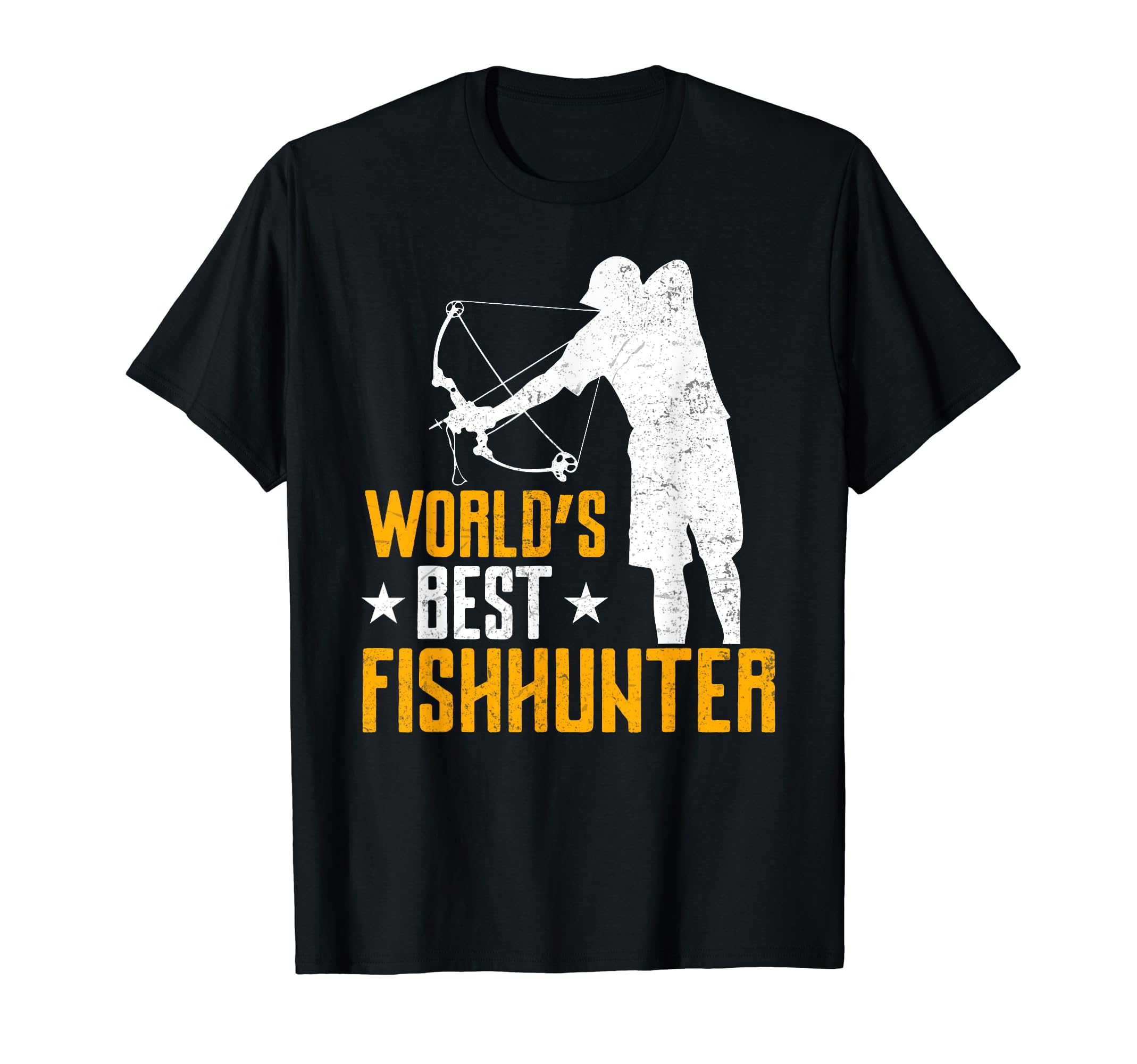 World's Best Fishhunter - Funny Bowfisher Bow Fishing Lover T-Shirt