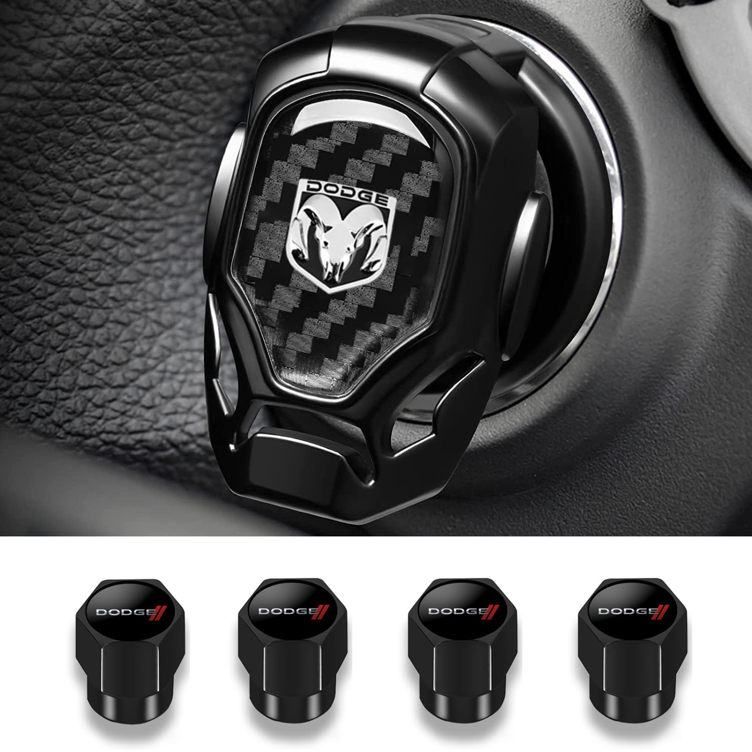 Metal Car Engine Button Cover,Push to Start/Stop Button Cover,Car Ignition Button