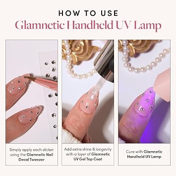 Glamnetic Handheld UV LED Nail Curing Lamp - Compact Travel