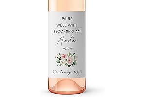 Wine Labels Pregnancy Reveal: Pairs Well With Becoming an Auntie Again