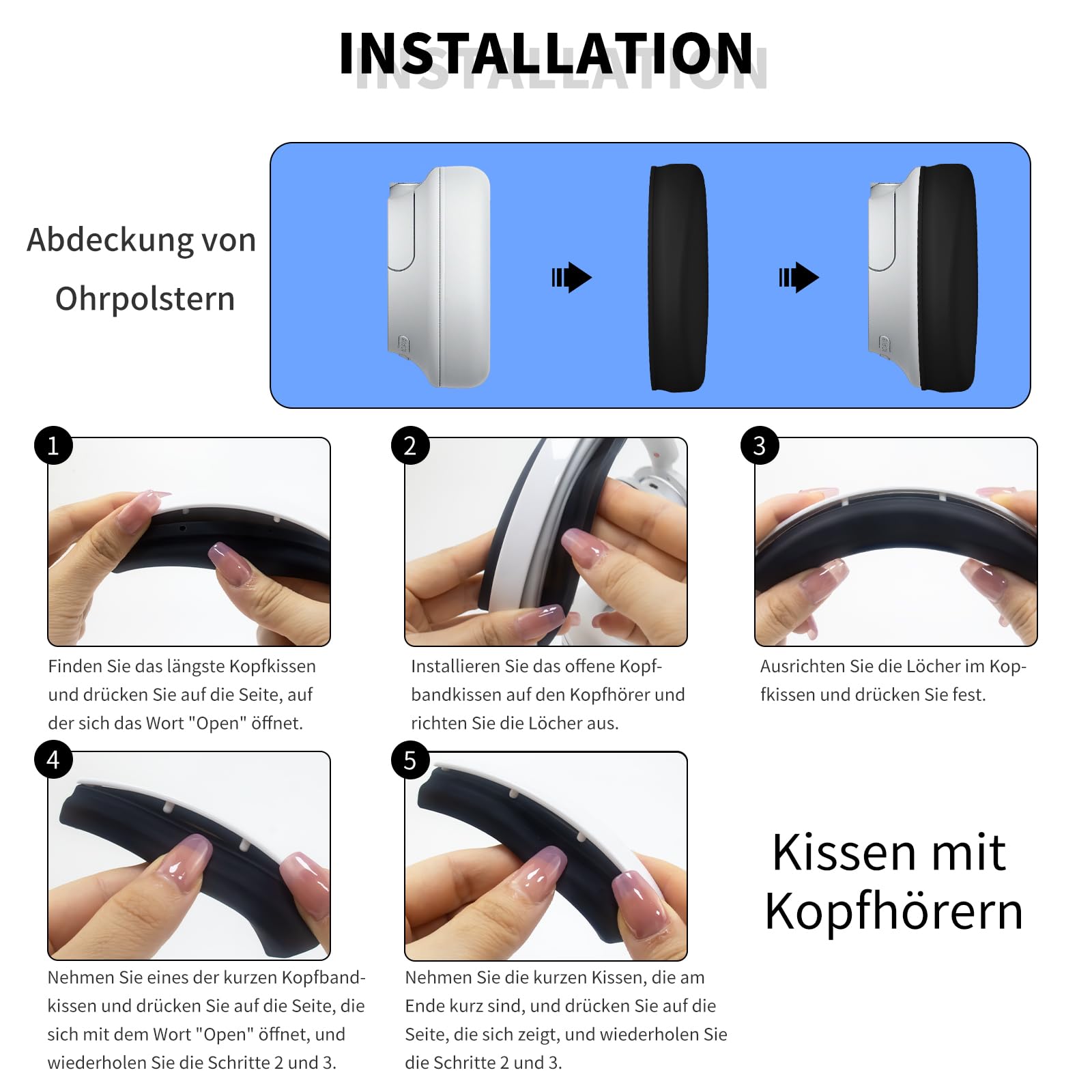 Funda de silicona para Sony WH-CH720N, resistente a los arañazos, portátil, ultraligera, cubierta de almohadilla/banda para la cabeza, funda de silicona suave compatible con Sony WH-CH720N