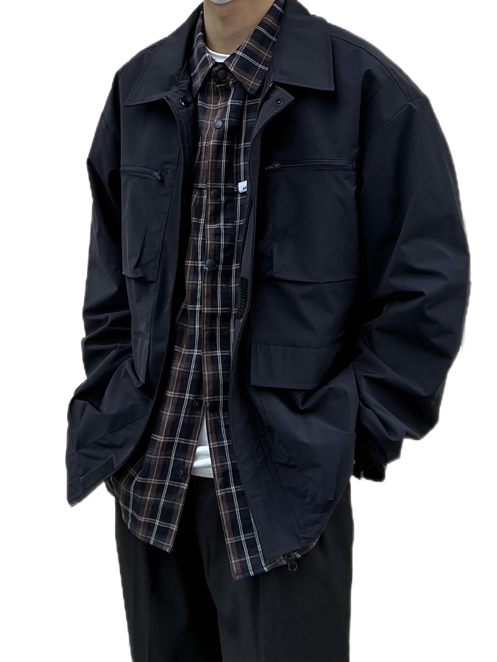 Veste Ample décontractée en bleu marine pour vos sorties et week-ends