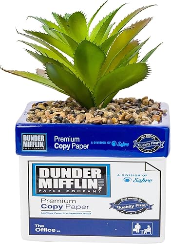 Miniatura 9 de Harry Potter Hedwig - Mini maceta de cerámica de 3 pulgadas con suculentas artificiales  Maceta pequeña, plantas de interior sintéticas para estante