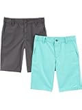 Boys Flat Front Shorts, Pack of 2