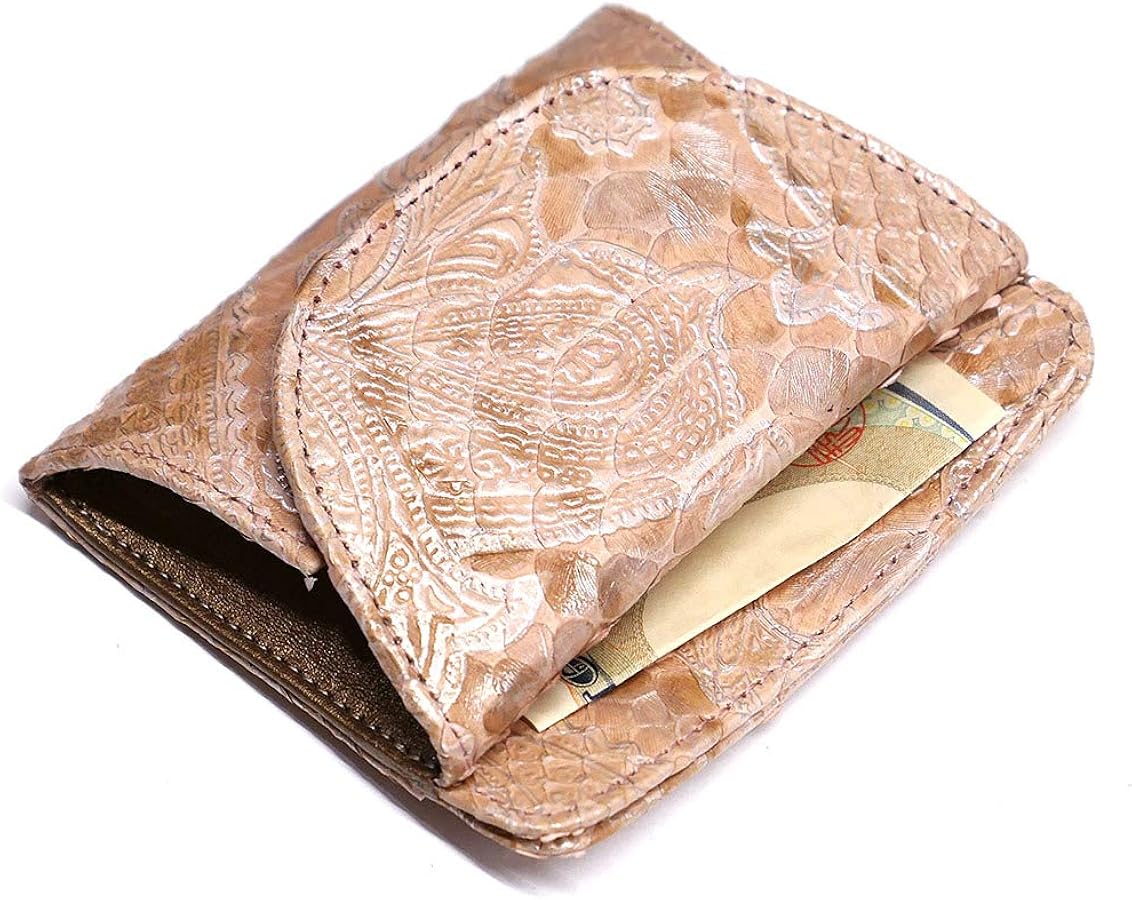 KEIX蛇革のパース Amazon | [オリジナルパース・ナカムラ] PPZ1000-2PINK パイソン ヘビ