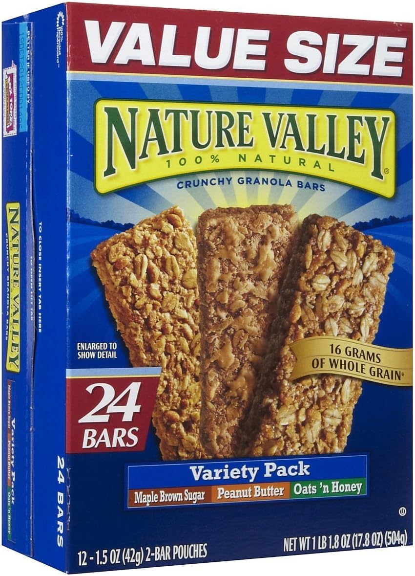 Crunchy Granola Bars, Variety Pack - 0 - 17.8 oz - 24 ct