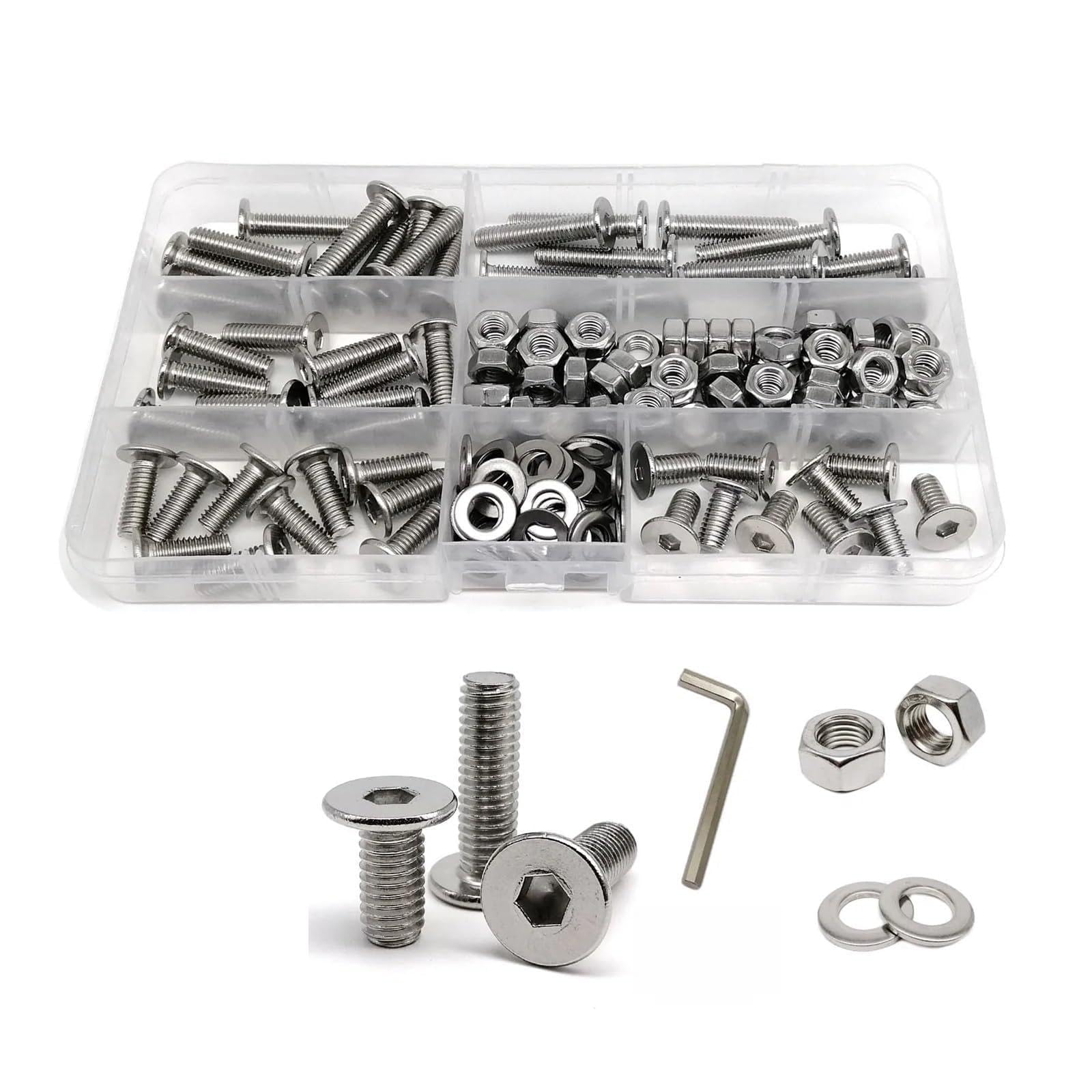 SENDILI 12 Pezzi Bulloni A Vite Di Espansione Acciaio Inossidabile M6 - Foto 3