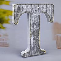 Vista 27 de Letras de madera rústica sin terminar de 8 pulgadas para decoración de pared, letras decorativas de pie en rodajas, decoración de tablero