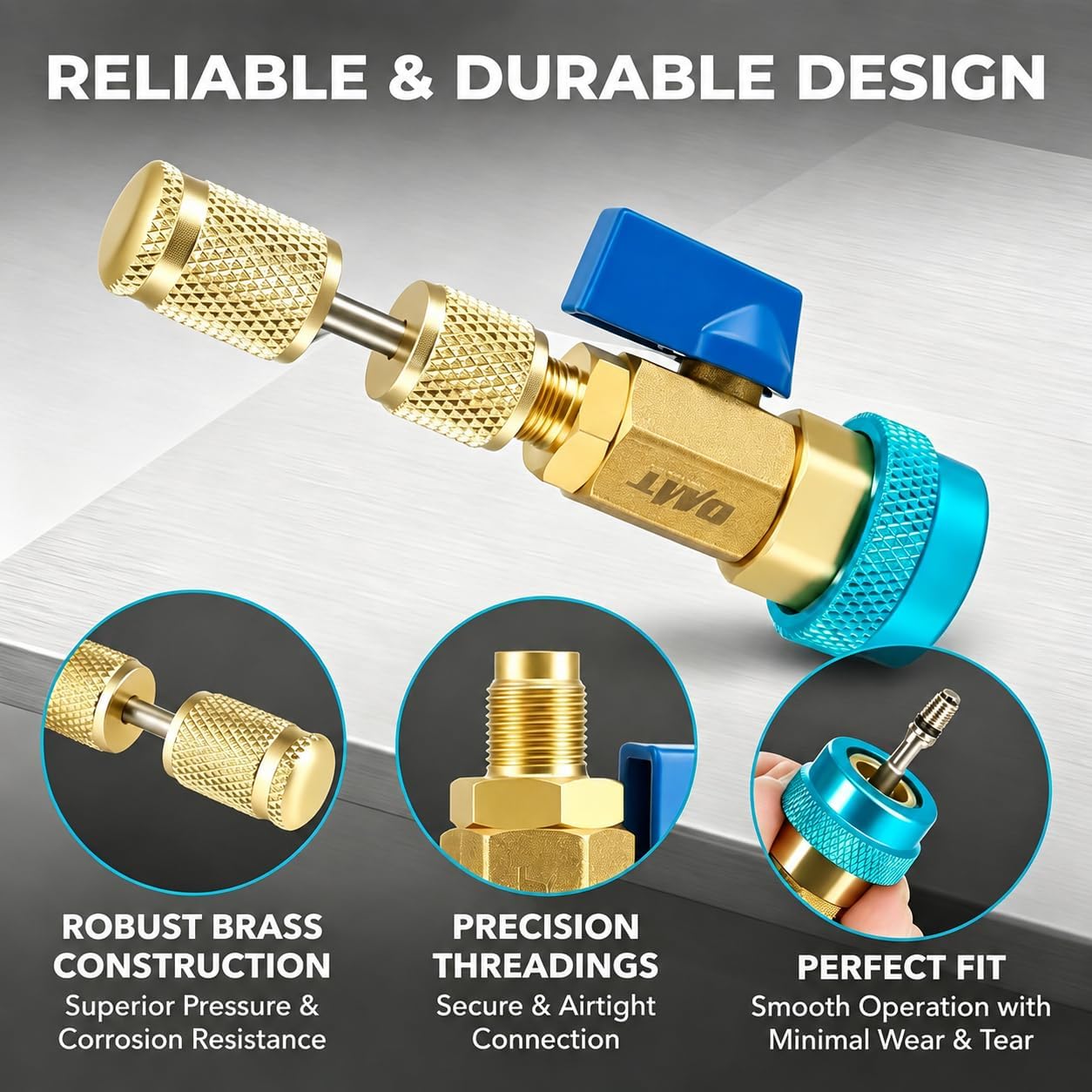 R134a R1234yf R22 AC Valve Core Removal Tool for Air Conditioning