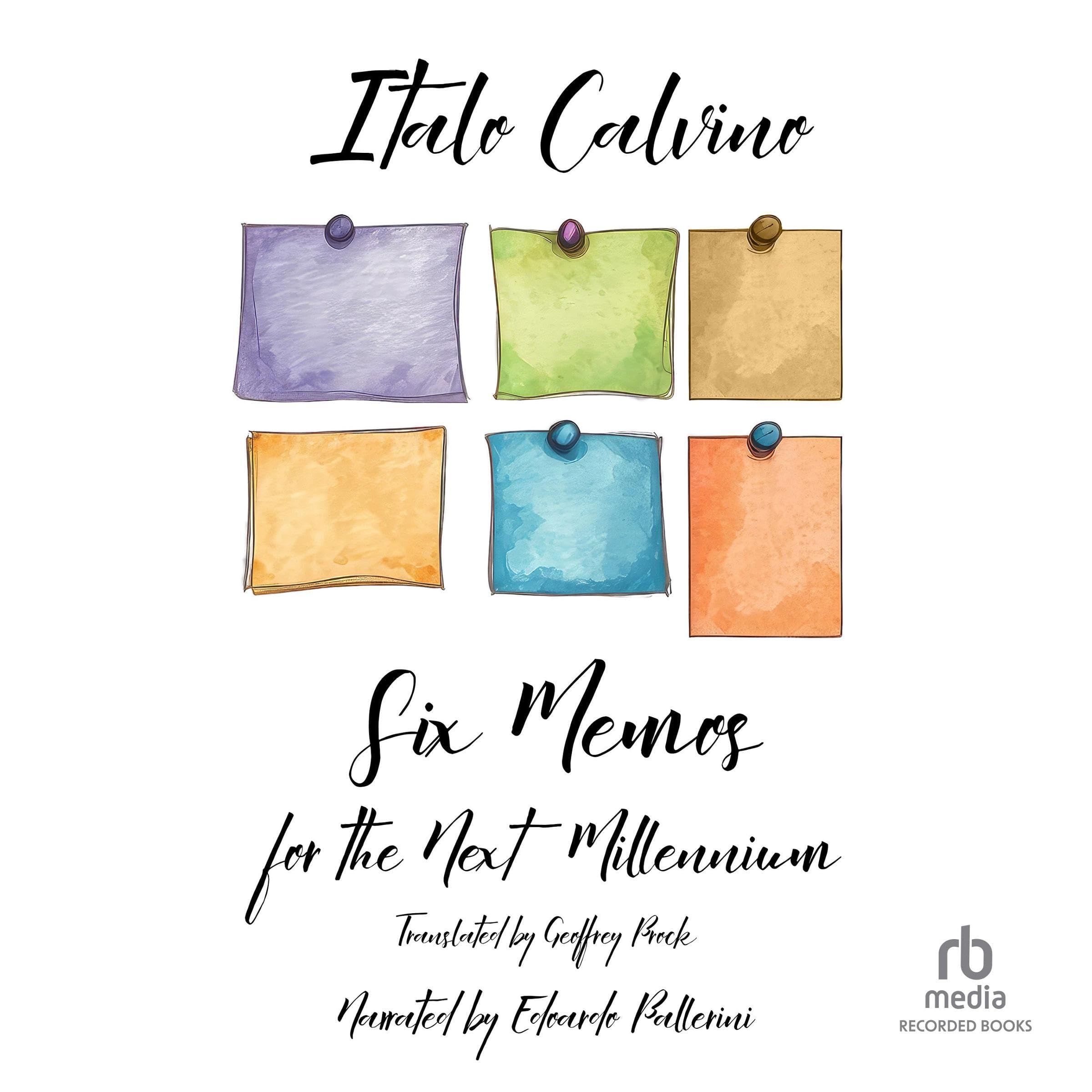Cover art for Six Memos for the Next Millennium