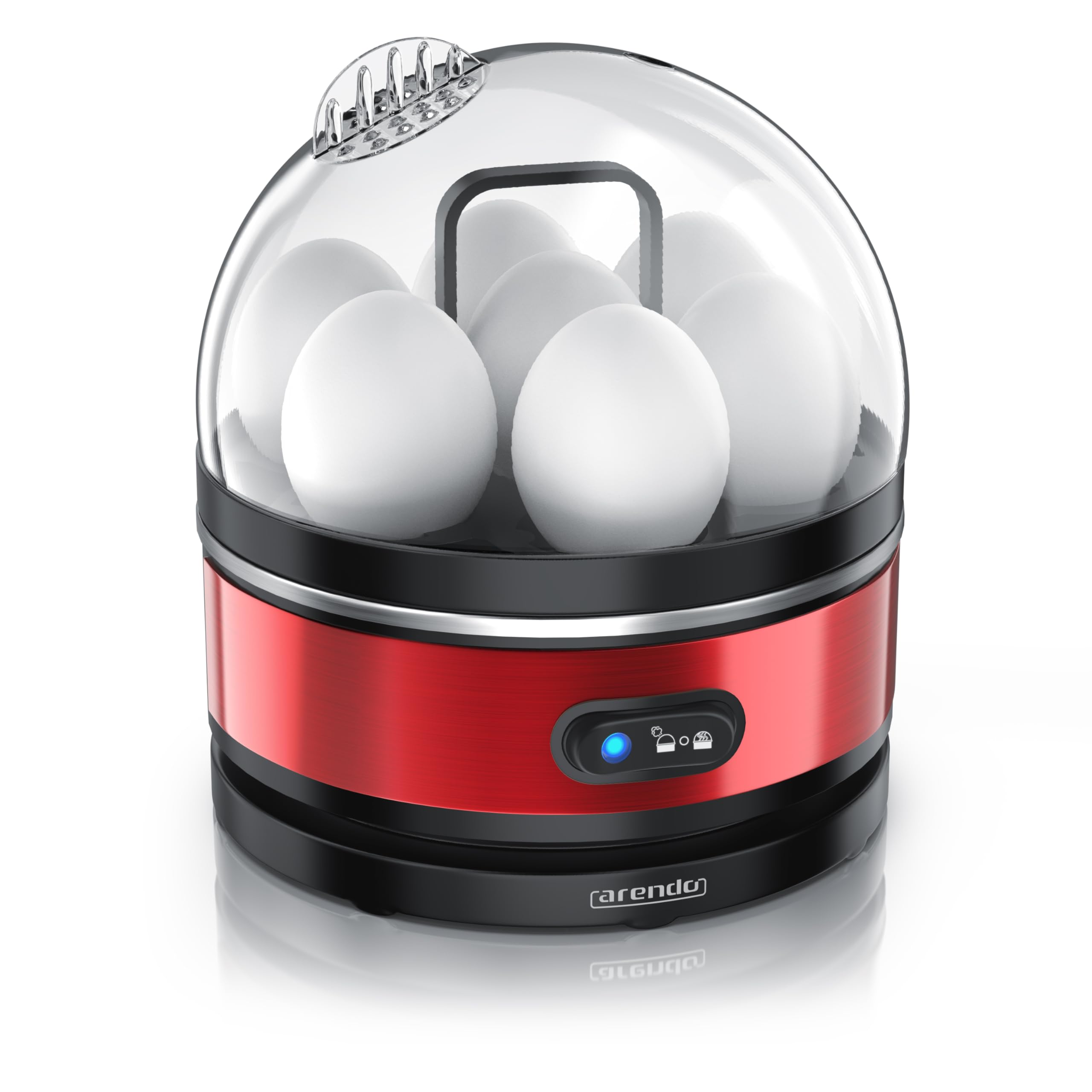 Arendo - Edelstahl Eierkocher mit Warmhaltefunktion Seven Cook