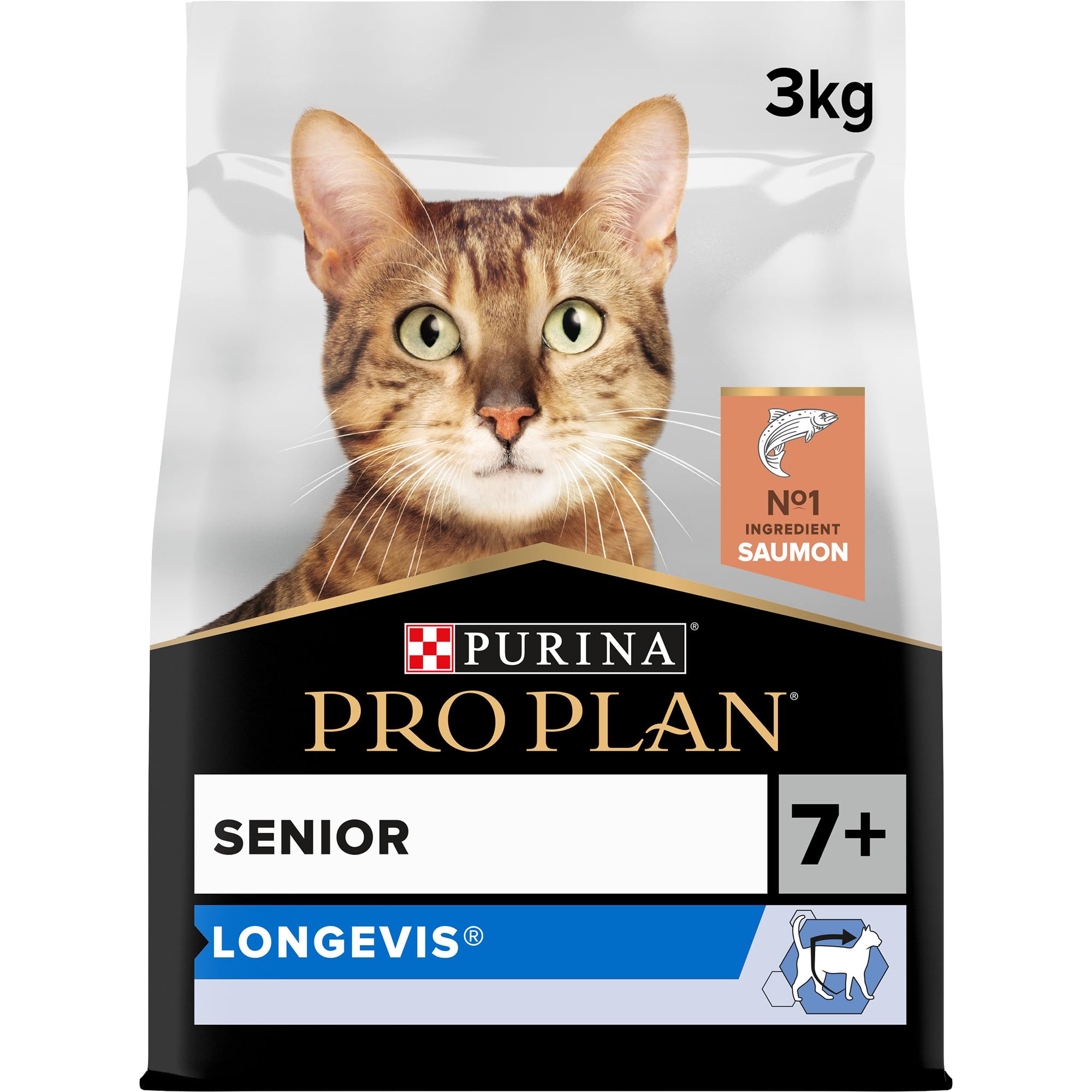 Original Senior Salmon Cat Dry Food - 3KG