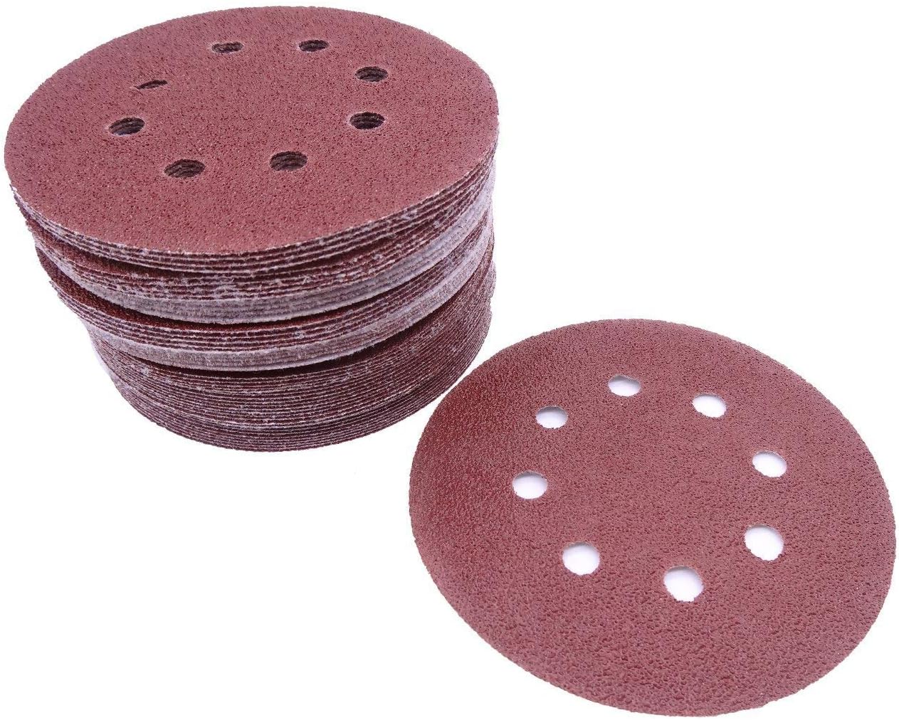 EETools40 x Abrasives Sanding Sheets for Makita BO5041 240V Random Orbit Sander 320 Grit