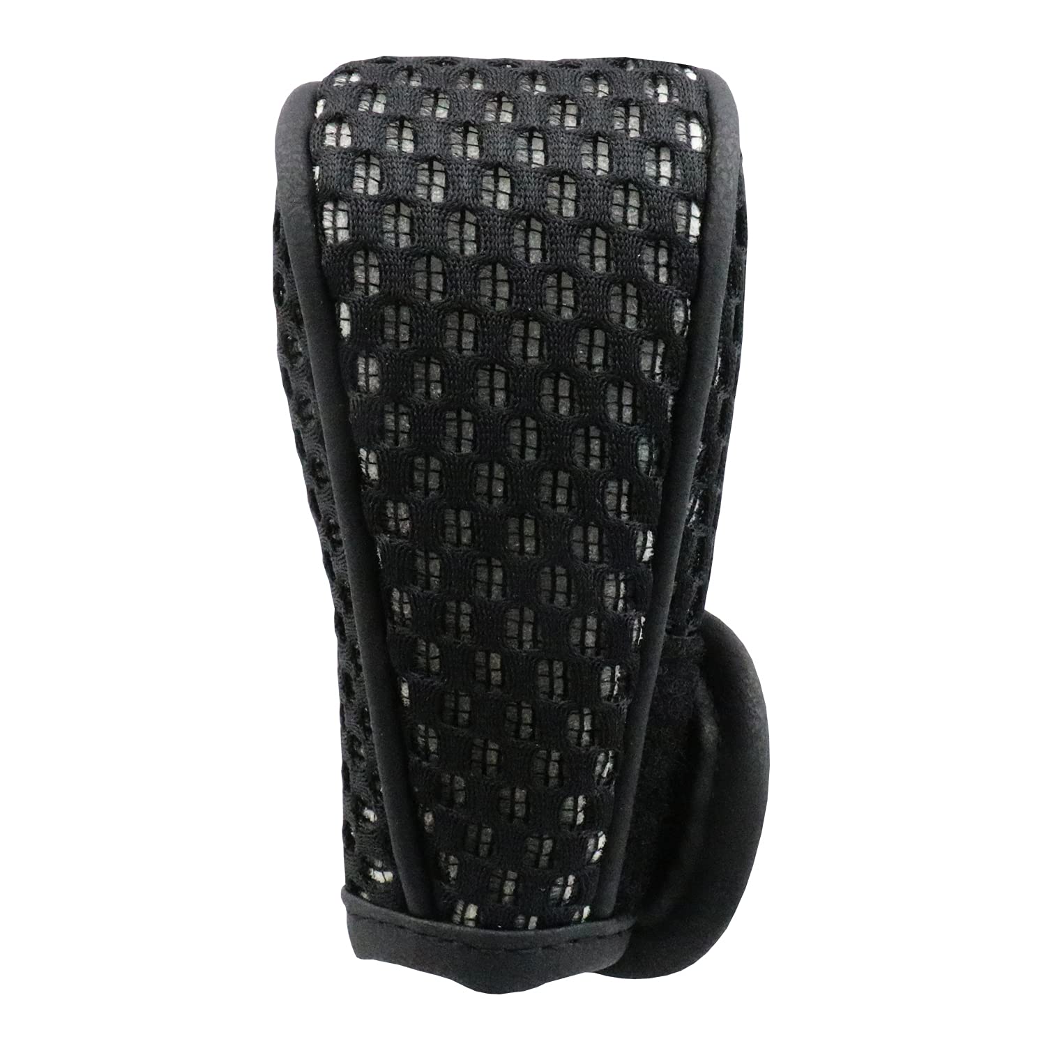 BashinengGear Shift Lever Knob Cover Hook and Loop Style Car Shifter Stick Head Protector Interior Decor Accessories Fit Most Vehicles (Black)