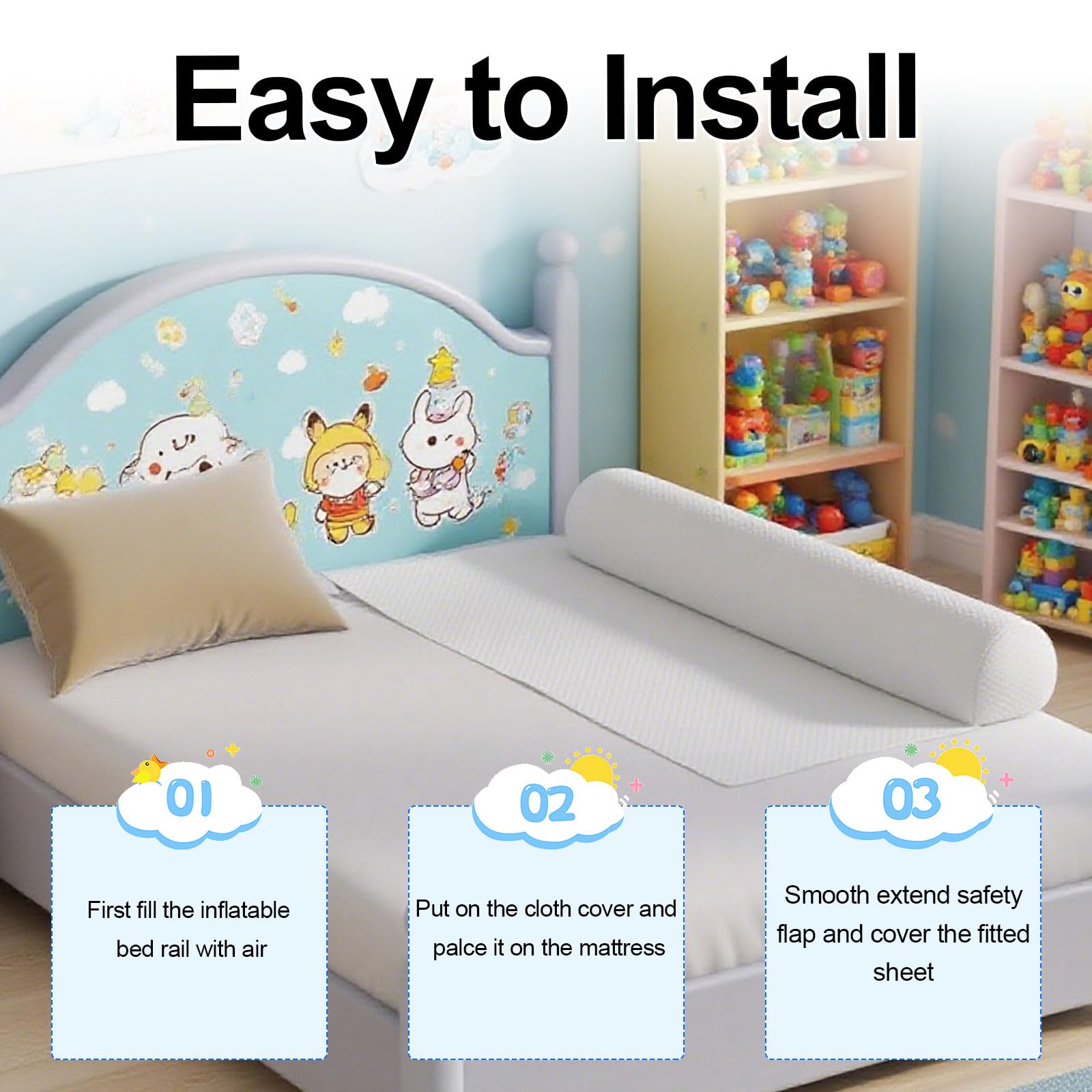 Barrière De Lit Gonflable Pour Bébé : Sécurité & Confort