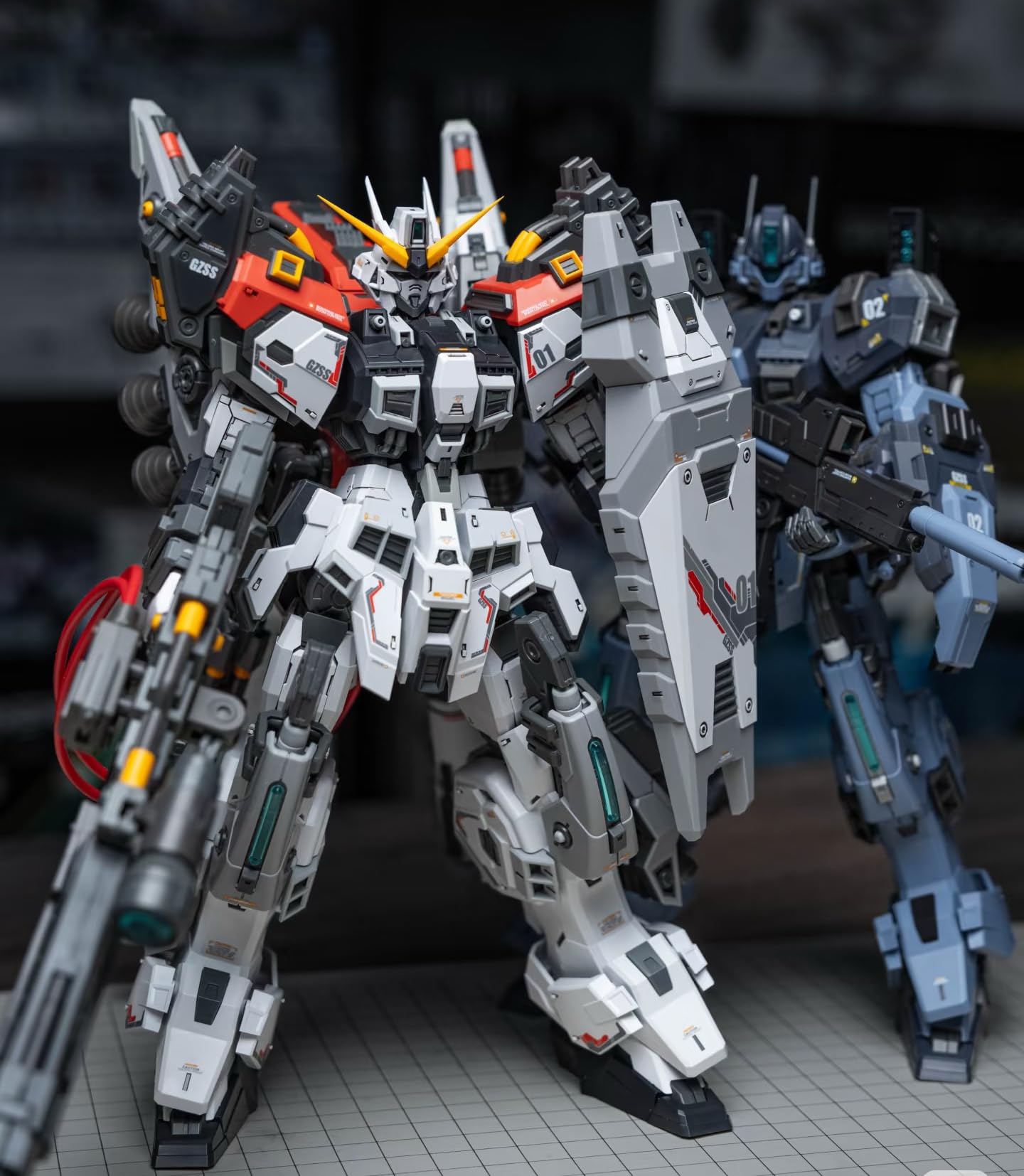Amazon | ZZA モデル 1/100 GZSS-OX REGUSレグス 色分け済みプラモデル