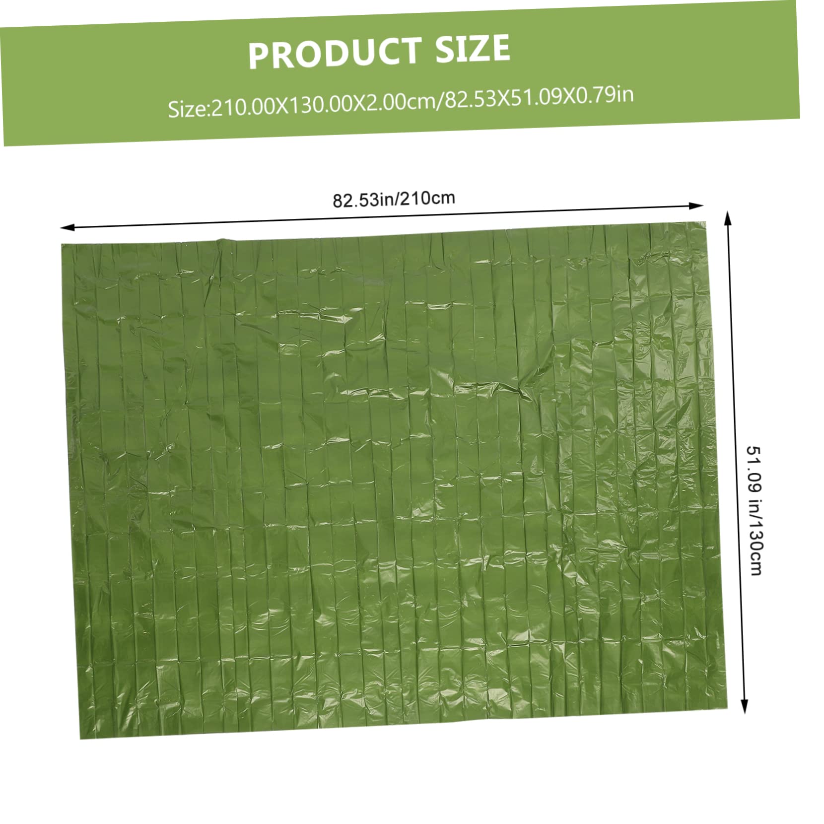 GOOHOCHY Outdoor Emergency Blanket Insulated Camping Bag Multi-Functional Emergency Blanket for Activities