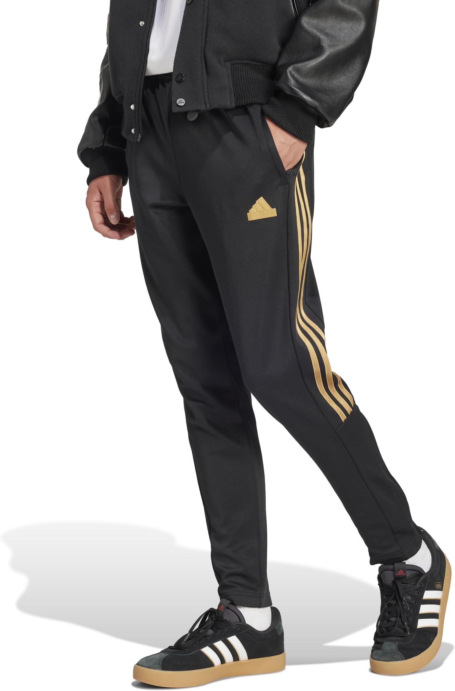 adidas red and black sweatpants