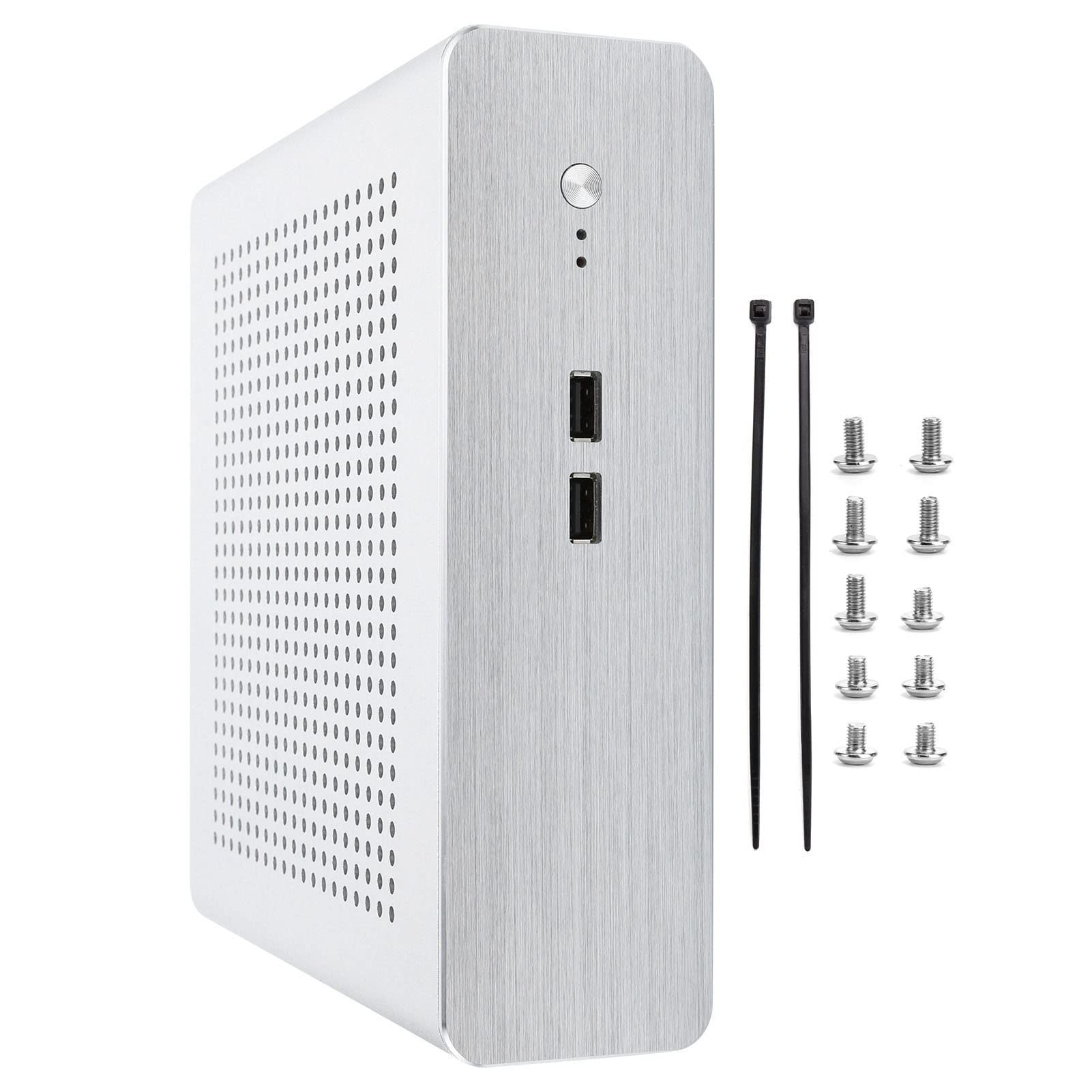 Obudowa G60S HTPC W Całości z Aluminium Zasilacz DCATX Obudowa MiniITX do Komputera Stacjonarnego USB3.0 (USB2.0)