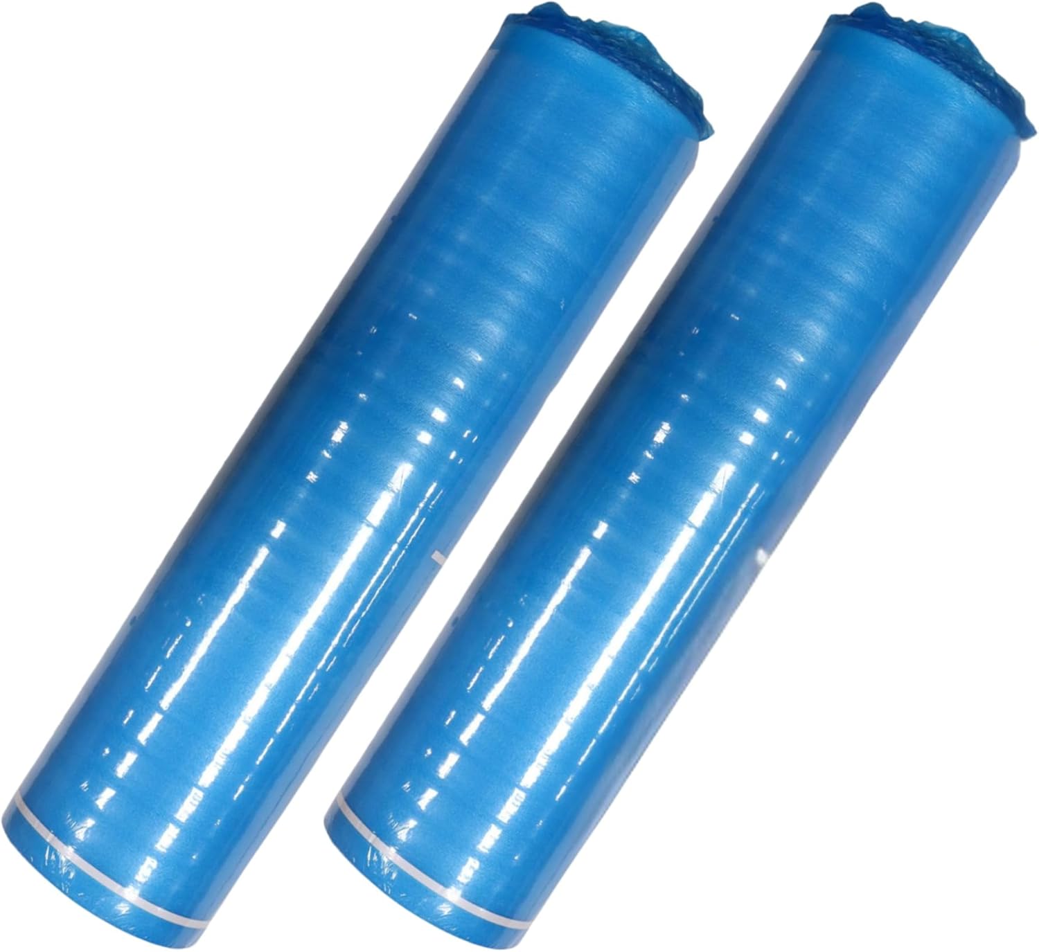 400SQFT AMERIQUE 2MM Premium Flooring Padding 3-in-1 Heavy Duty Foam Blue, 200SF/Roll, Pack of 2 Underlayment, with Tape & Vapor Barrier
