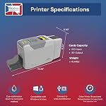 Bodno Seaory S28 Dual Sided ID Card Printer & Complete Supplies Package ID Software and Camera - Bronze Edition