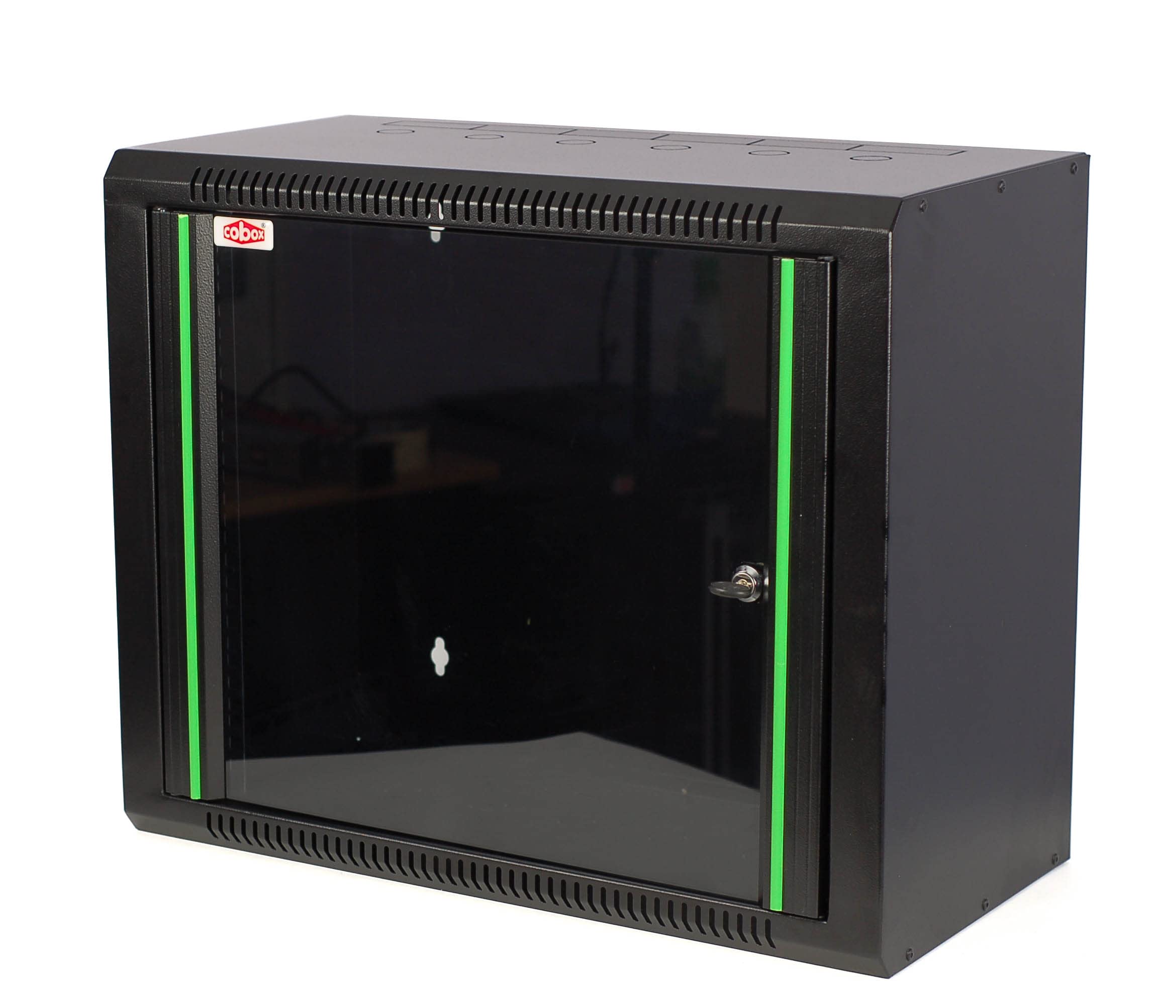 Cobox - Serveur Rack 19" Murale 9U Noir P : 300mm