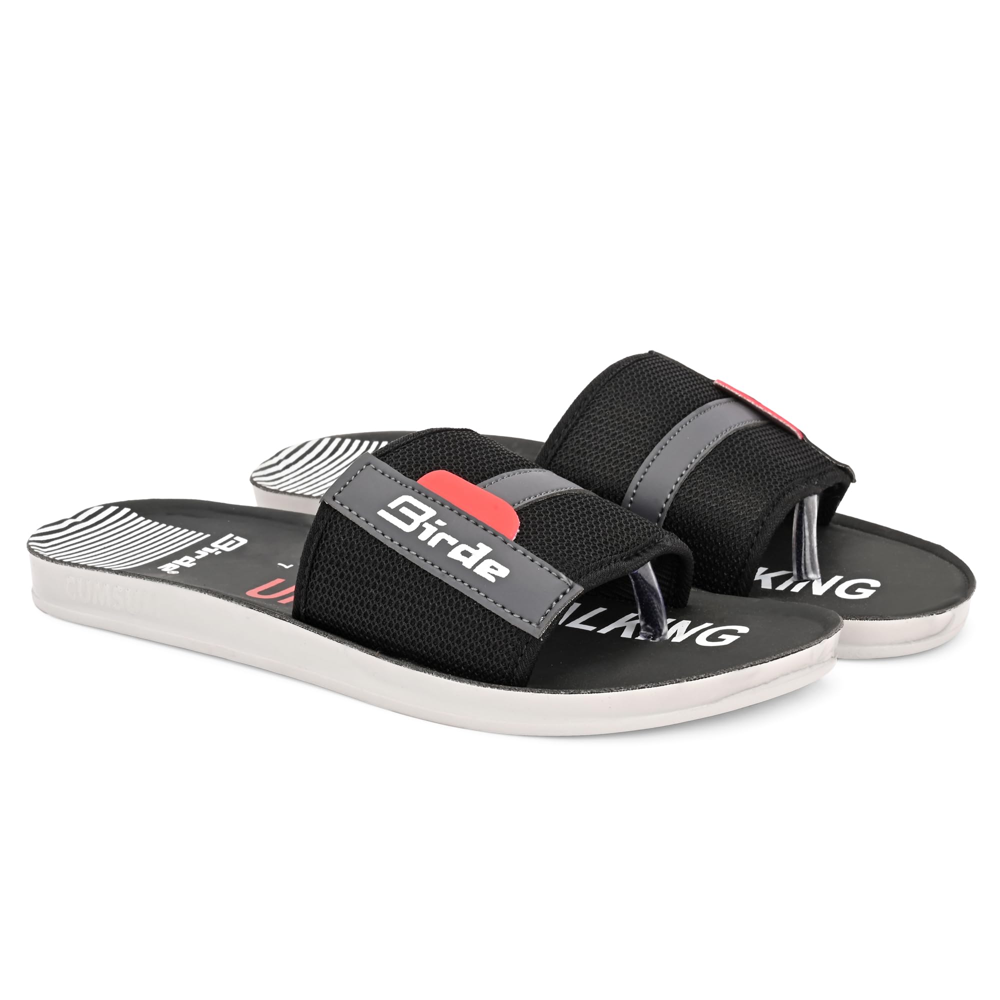 Stylish Comfortable (Slip-on,Pull -on) Regular Wear EVA Black Sildes for Men-image-41