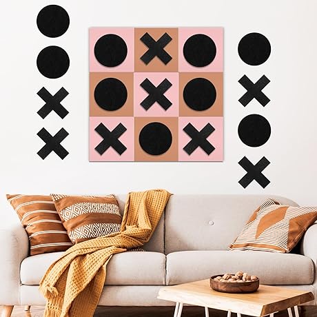 Magnetic Tic Tac Toe for Wall: Zen Corner Playroom Fun