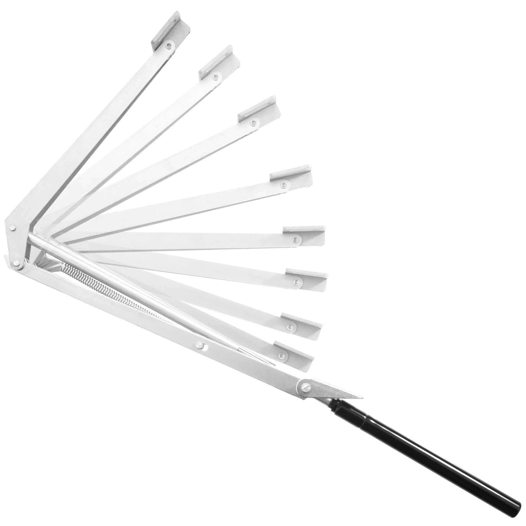 tectake® Ouverture Automatique Serre, Aeration Fenetre Serre de jardin, Commande par thermostat Programmable entre 15 et 35°C Levage jusqu'à 7kg et 40cm Angle ouverture réglable, Entrebailleur fenetre